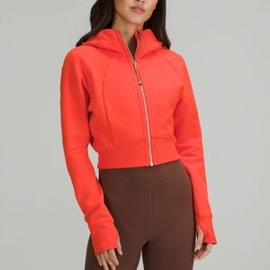 lululemon Scuba Full Zip Cropped Hoodie